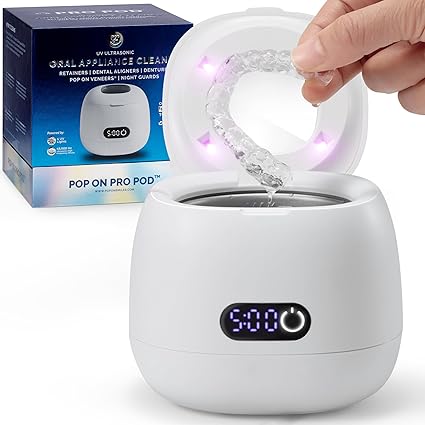 ✨ Ultrasonic Cleaner Machine | Deep Cleaning for Retainers, Dentures, Glasses & Jewelry 💎🦷